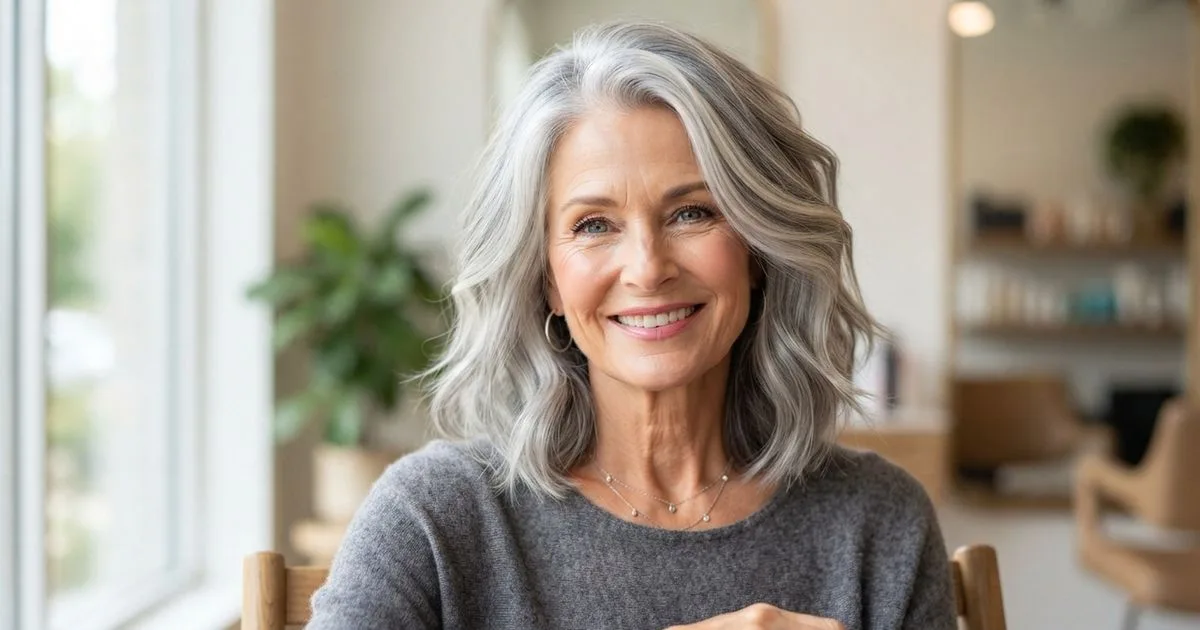 Cortes que destacam o cabelo branco sem abrir mão do comprimento