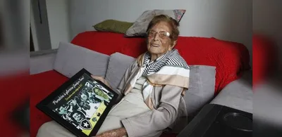 Jandyra Faria, aos 112 anos, conta como mantém a fé e a paixão pelo Botafogo