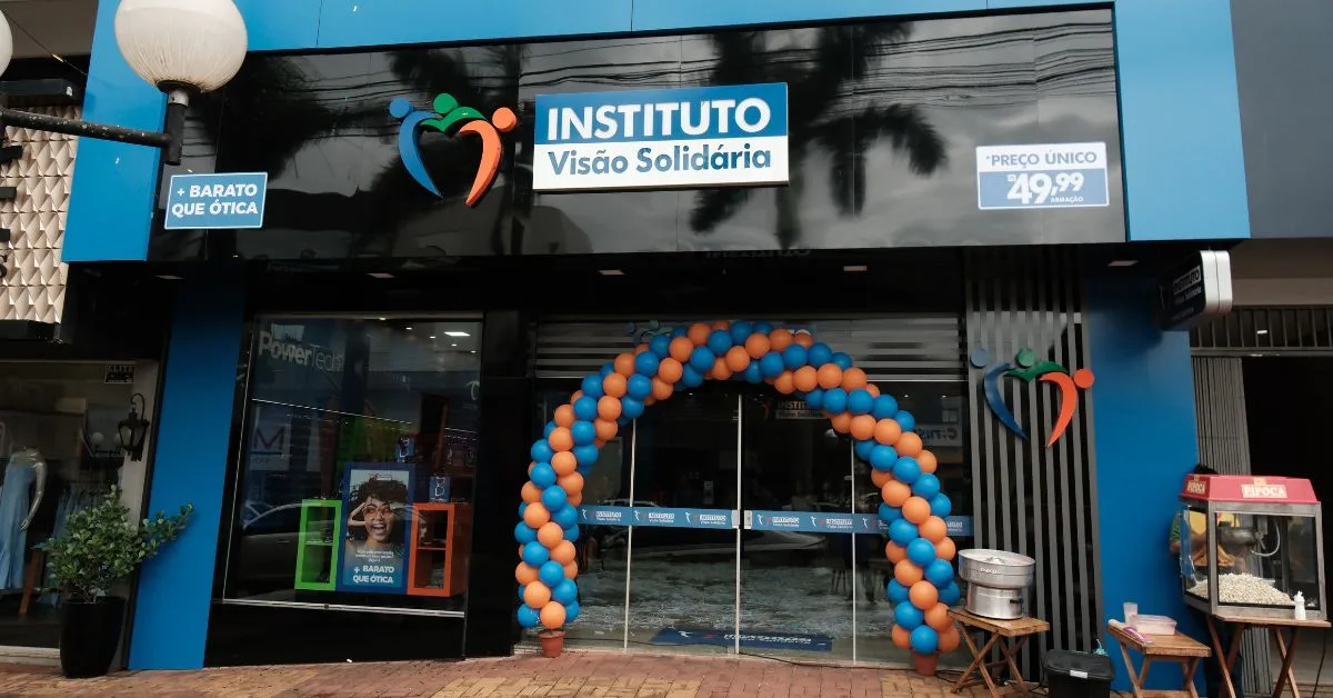 Instituto Visão Solidária planeja 30 lojas em operação em Minas até 2027