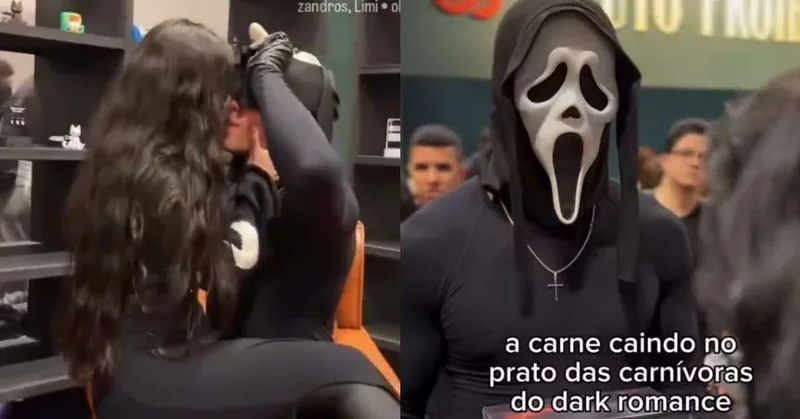Bienal diz que presença de mascarados não era parte do evento após vídeos viralizarem
