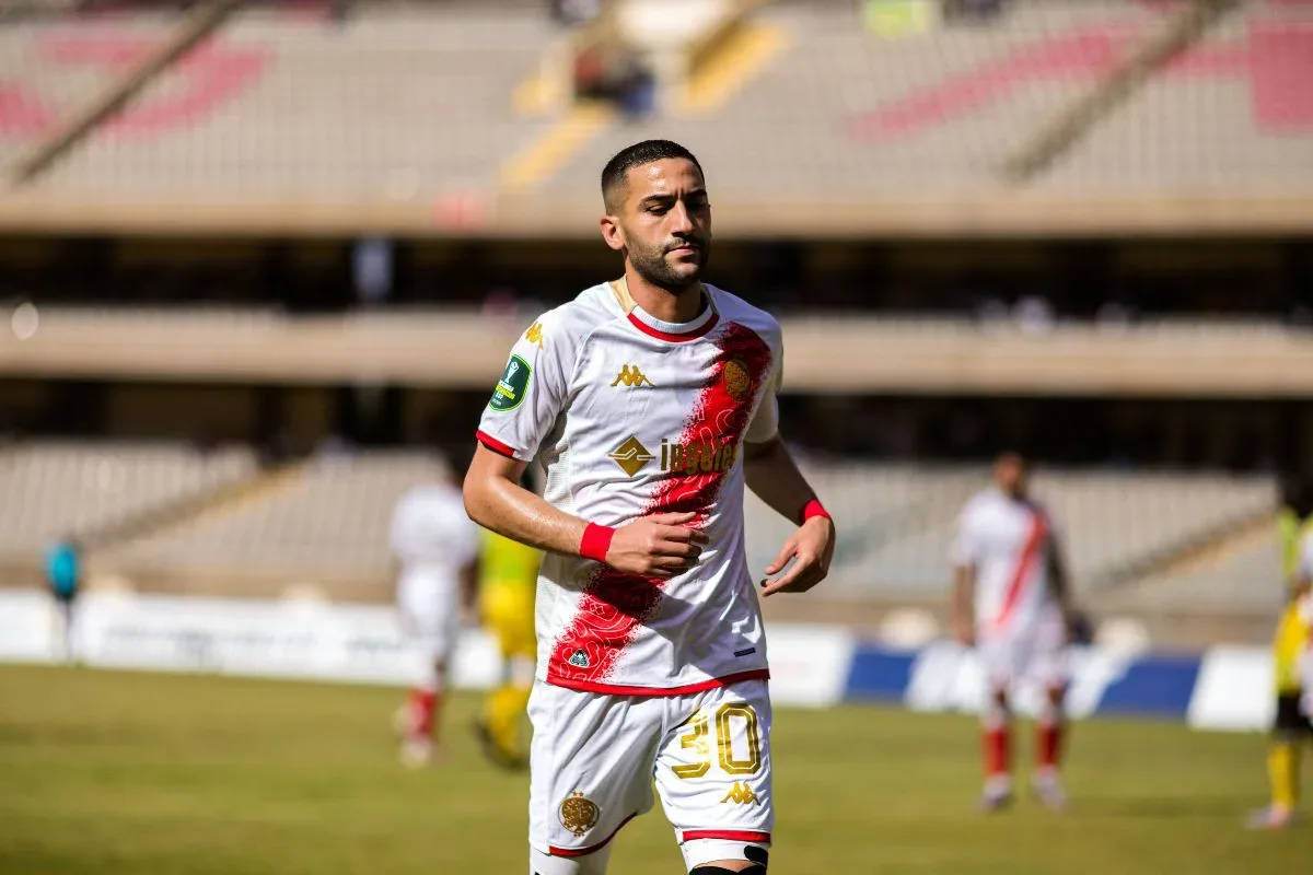 Botafogo ganha margem para negociar com Hakim Ziyech após saída do Wydad