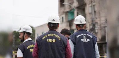Crea-ES não encontra responsável técnico em obra onde laje desabou