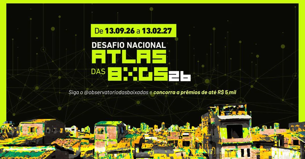 Atlas das Baixadas recebe relatos de comunidades até fevereiro de 2027
