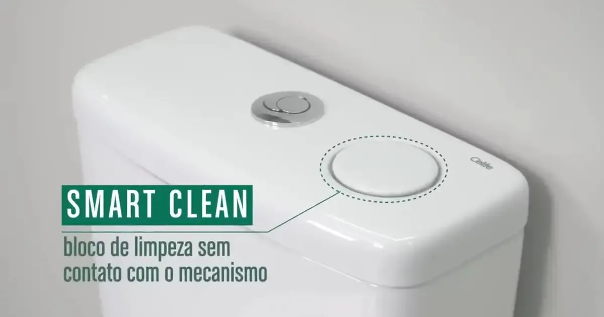 Celite e Harpic lançam sistema com bloco de limpeza na caixa acoplada