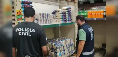 Fiscalização recolhe nove toneladas de alimentos em supermercado na Serra