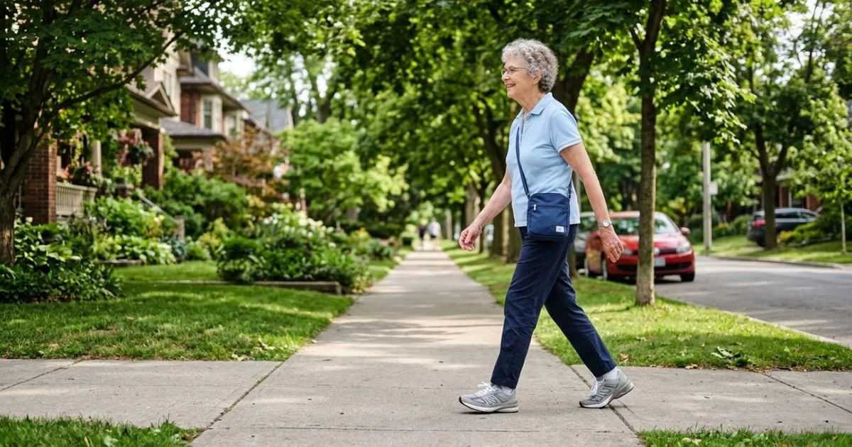 Caminhar pouco ainda pode ser um bom começo após os 70 anos