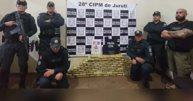 Droga é localizada em Polo abandonado após fuga em Juruti
