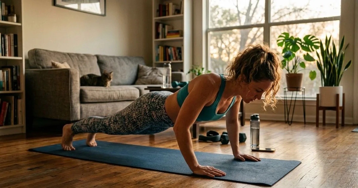 Como adaptar exercícios de força em casa antes de combinar os movimentos
