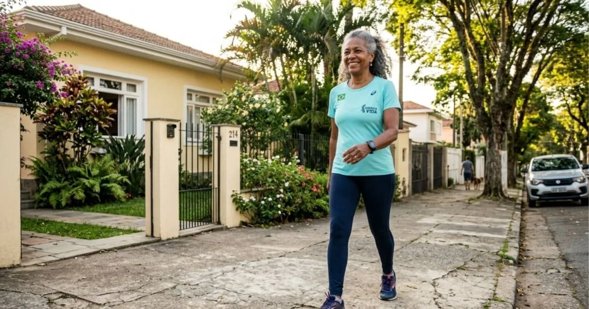 Caminhar por até 30 minutos pode ajudar na saúde após os 70 anos