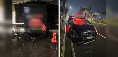 Motorista embriagado é detido após bater em trailer e quase atingir viatura em Vitória