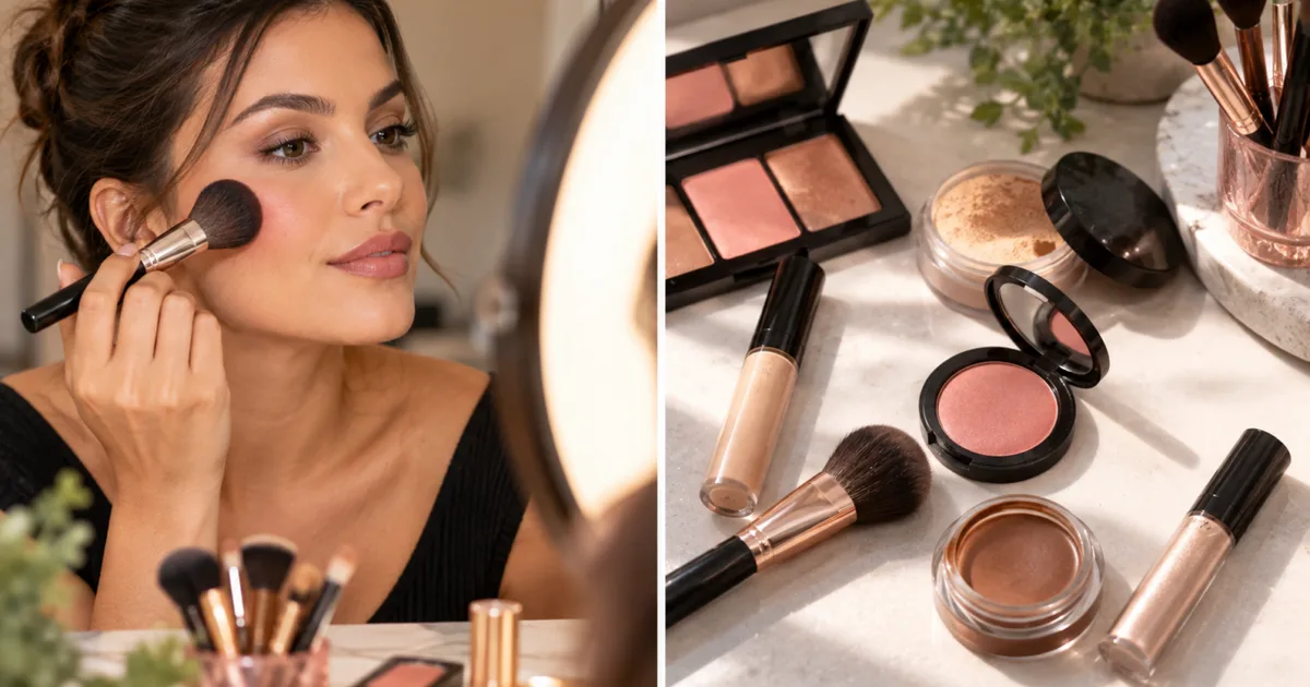 Blush, corretivo e bronzer: a técnica depende do ponto de aplicação