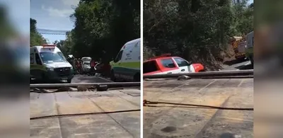 Batida entre três veículos deixa uma pessoa morta na BR-101, no Espírito Santo