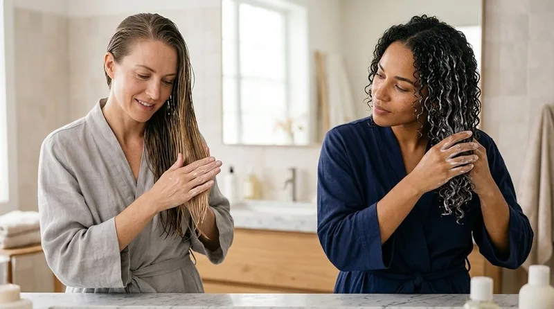 Como distribuir o condicionador conforme a necessidade de cada cabelo