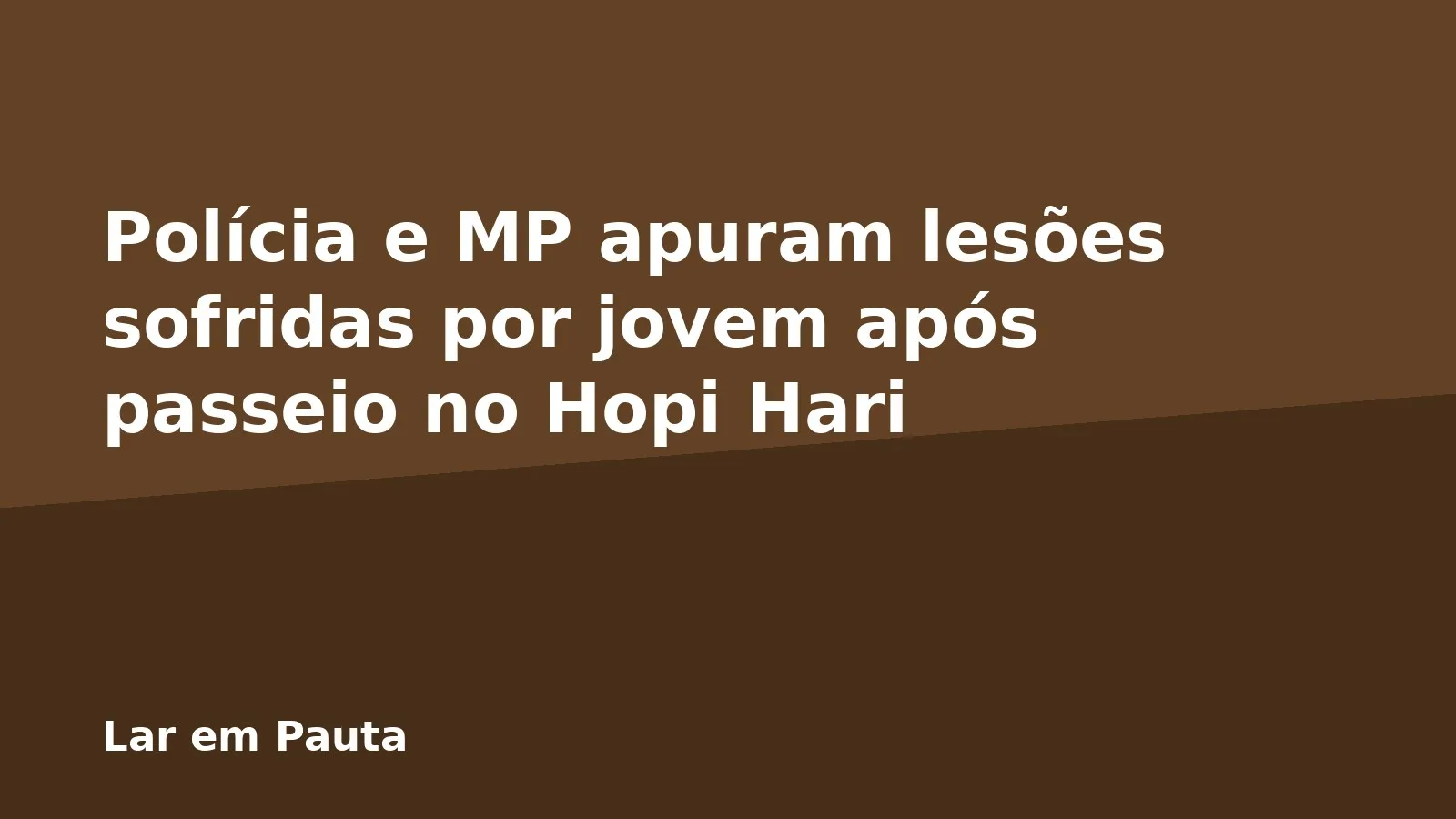 Polícia e MP apuram lesões sofridas por jovem após passeio no Hopi Hari