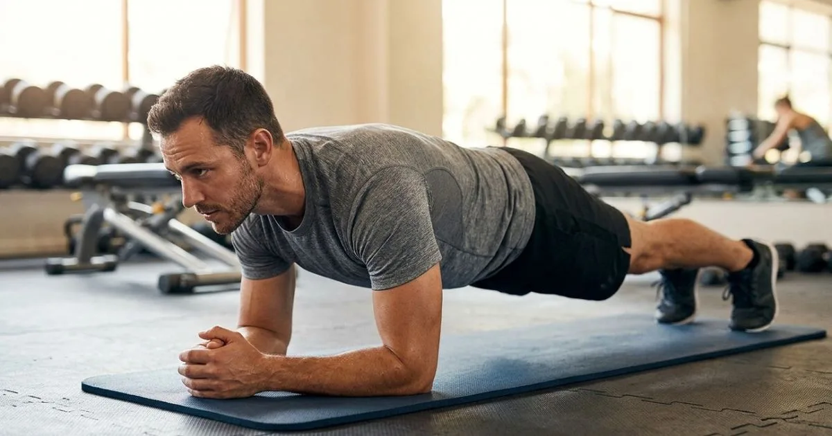 Prancha e abdominal treinam o core de maneiras diferentes