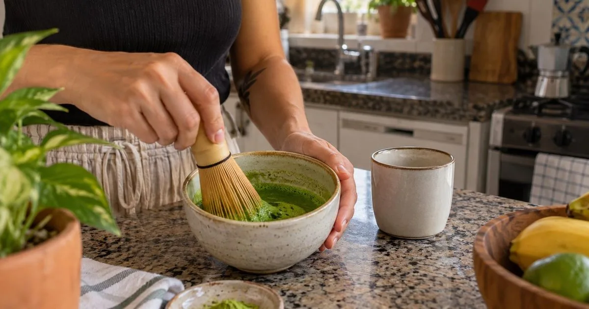 Matcha pede atenção à cafeína, aos ingredientes e às promessas de saúde