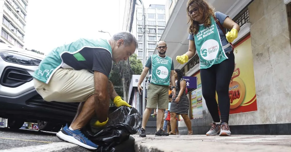 Belém terá mutirões de limpeza em praias e espaços públicos neste fim de semana