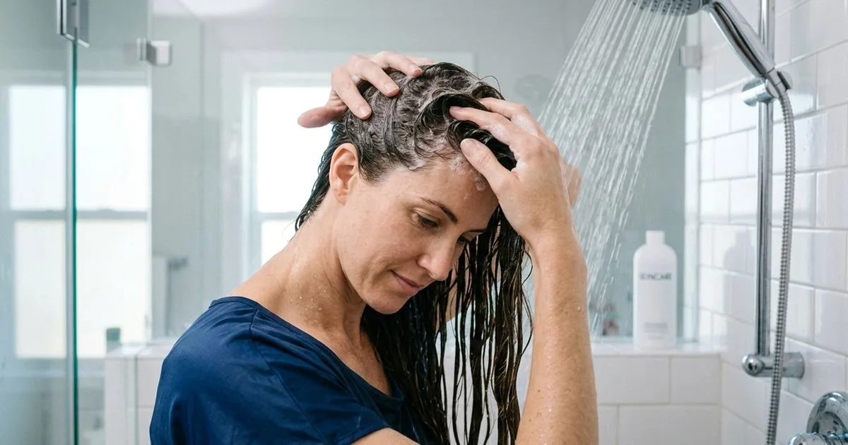Aplicação do shampoo no couro cabeludo reduz a fricção no comprimento