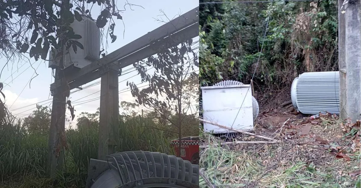 Três suspeitos são presos durante tentativa de retirada de equipamento elétrico no Acará